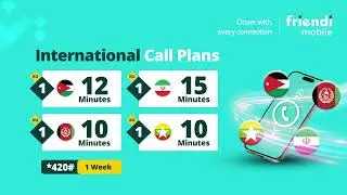 International Call Plans with Friendi Mobile!