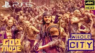 Days Gone whole City of Zombies vs Me (Biggest Horde Ever)