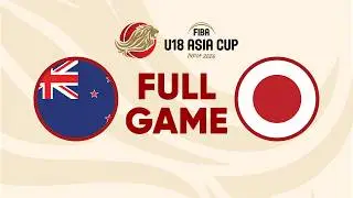 Quarter-Finals | New Zealand v Japan | Full Basketball Game | FIBA U18 Asia Cup 2026