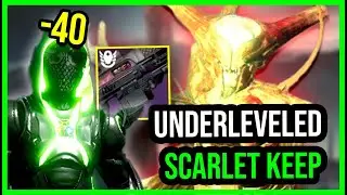 -40 Levels Scarlet Keep Grandmaster Nightfall w/ Retrofit Escapade (pre-nerf)