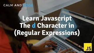 Learn Javascript | The d Character in (Regular Expressions)
