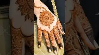 Simple Mehandi design/Simple bunch design#mehndi#mehndidesign#shortvideo#youtubeshorts#2025