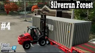 Using The Old Sawmill #4 | Silverrun Forest Farming Simulator 22 | FS22