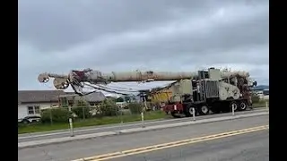 HWY Moving a Thunderbird Ty 90 SP Yarder