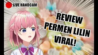 【HANDCAM】REVIEW PERMEN LILIN VIRAL! #vtuberid #shorts