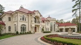 🏡 The grand double-height entrance with a floating glass staircase🌿 Expansive indoor-outdoor living 