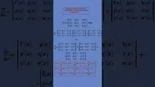 #Differentiation of #Determinant For #Jee and #class 12th and other #competitive examination
