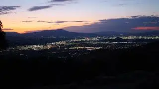 timelapse at Geiger lookout Point, video 2, HD