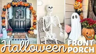 Хэллоуин 🎃 Декор крыльца | Украшения на Хэллоуин на открытом воздухе | Идеи для украшения дома св...