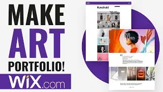 How To Make An Art Portfolio Website For School (Wix 2025 Tutorial)