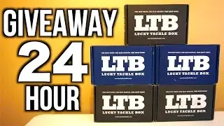 24 HOUR GIVEAWAY - 5 LUCKY TACKLE BOXES