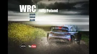 WRC Rally Poland 2017 [crash, jump and drift]