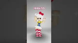 Roblox Chibi Doll Girl fits but its SANRIO (Hello Kitty)  #roblox #robloxoutfits