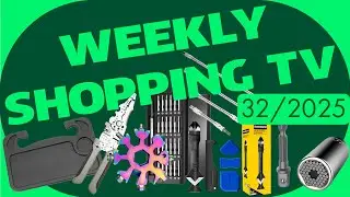 WTTB Weekly Shopping TV 32-2025 | Car Tray Wire Strippers Drill Extension Socket Tool Caulk Remover