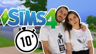 RETO: construir en 10 minutos VS mi amiga 😱‼ // Los Sims 4