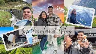 Craziest Toboggan Ride in Switzerland! Grindelwald First Adventure | Top of Interlaken 🚠 | Fondue 🫕