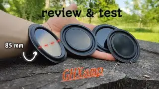 Ghxamp Bass Passive Radiator Reviev & Bass Test 85mm
