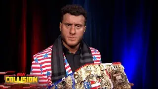 MJF, AEW American Champion, gives Kyle Fletcher an 