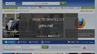 AdBack Tutorial: How to deactivate your adblocker on gmx.net?