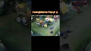 I met global no 1 luo yi 🔥#shorts #mlbb #mobilelegends