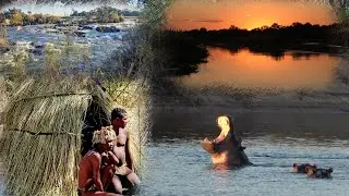 Divundu: Hippos, River Cruise und Khwe living Museum | Berge und Meer Reise-Vlog
