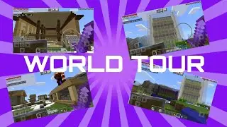 My Minecraft World tour+sugar farm/1.17 pocket edition/mobile