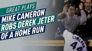 Mike Cameron Robs Derek Jeter of a Home Run