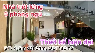 (ĐÃ BÁN) MS505 - Nhà 1 trệt lửng, thiết kế hiện đại, mặt tiền xe ô tô quay đầu, trung tâm Sóc Trăng