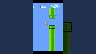 Flappy Bird in Super Mario Bros!🔥😮
