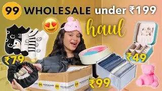 99WHOLESALE.COM REVIEW: IS IT REAL OR FAKE? 🤫| 99WHOLESALE HAUL STARTING at ₹49 😍 | Kushi Jain