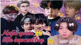 Mafia queen 👑 little innocent boy😇 Taekook love story  one short 💜 Hindi dubbed