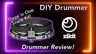 Zikit Installation and Test Play: DIY Drummer