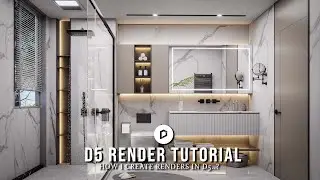 How To Create Realistic Bathroom Render In D5 | Complete Tutorial For Beginners
