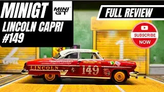 Mini GT Lincoln Capri #149 &ndash; Full Diecast Review | Mini GT Vintage Race Car
