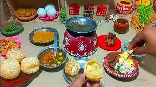 Minikitchen | Miniature panipuri | Golgappa | #fuska #panipuri #golgappa #miniature #minikitchen