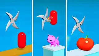 Dont Slice The Cats 🔪⚔️🪓 Very Satisfying And Relaxing ASMR Slicing Game Perfect!