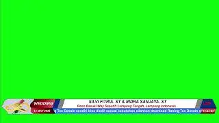 LOWER THIRD GREEN SCREEN 23 WEDDING 1