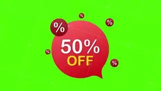 50 percent OFF Sale Discount Banner. Discount offer price tag. 50 percent discount promotion flat