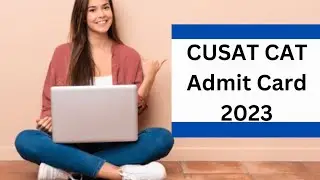 😈🙄Finally, CUSAT CAT🇮🇳admit card 2023😱 released 🤑 / big update tracker  #cusat2023 #cusatupdates 🇮🇳