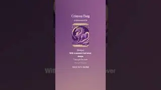 Crimson Fang (Suno AI Bang Shishigami song)