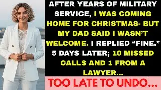 I Was Coming Home For Christmas After Years Of Military Service—But Just Days Before My DAD Sent...