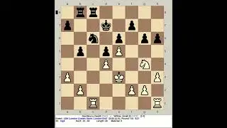 Gavrilescu, David vs Willow, Jonah B | 15th London Classic Chess Open 2025, England