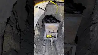 Bagaimana Batu Bara ditambang dari Bawah Tanah❗⛏️🤔 #shorts #shortvideo