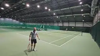 Игра с Петром Ересько 14.05.2024 (7-5,6-3)