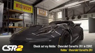 【CSR2】Hobbs' Corvette ZR1 (purple), shift & tune for 7.686