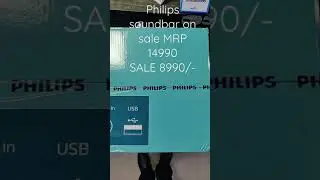 Philips HTL8120/94 120W Sound bar with Integrated sub woofer, HDMI ARC, Bluetooth