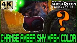 Ghost Recon Breakpoint How to Change Amber Sky Gas Mask Color 4K No Commentary