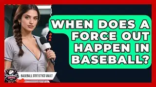 When Does A Force Out Happen In Baseball? - Baseball Statistics Vault