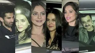 Siddharth Malhotra Grand 34th Birthdy Celebration With All Bollywood Celebs Full HD video