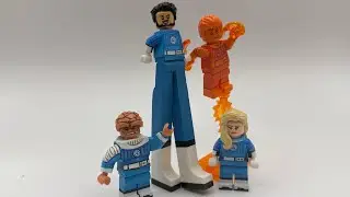 Custom Lego fantastic four first steps, mini figure showcase ￼